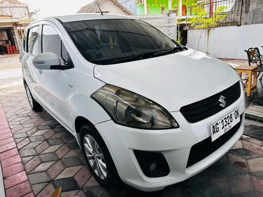 Ertiga putih 2014 MT manual ac dobel blower