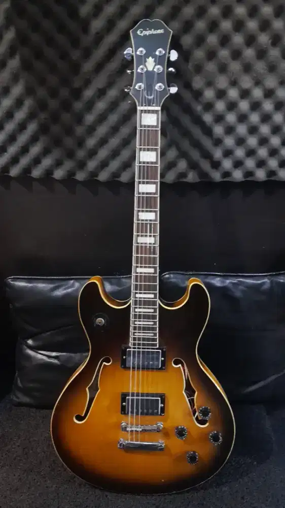 GITAR AKUSTIK ELEKTRIK EPIPHONE VINTAGE HOLLOW BODY ORIGINAL