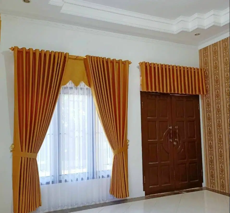 Beli Tirai Gorden Jendela Gordyn Mewah Hordeng Model Terbaru Murah