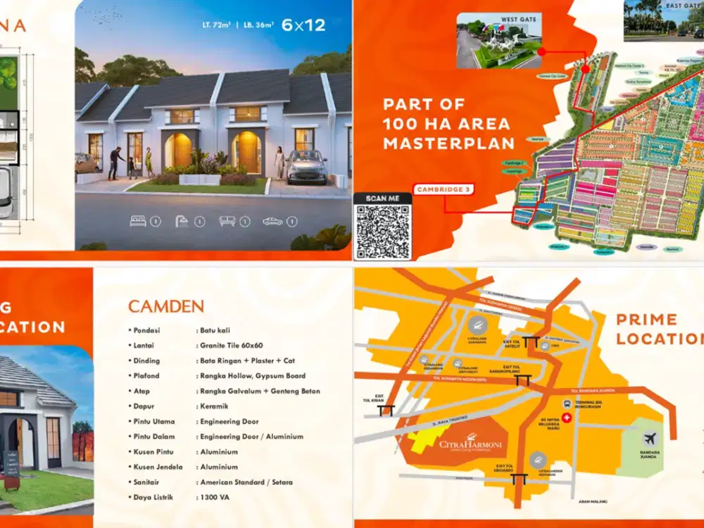 Cambridge3 Citra Harmoni Sidoarjo (Great Modern Architecture & Smart) - UTJ 10 Jt