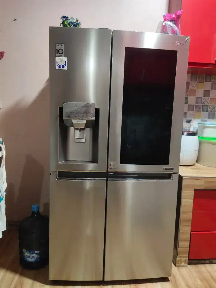 Dijual cepat kulkas InstaView Door-in-Door/LG tok tok