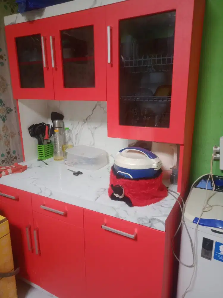 Jual lemari sayur /rak piring 3 pintu