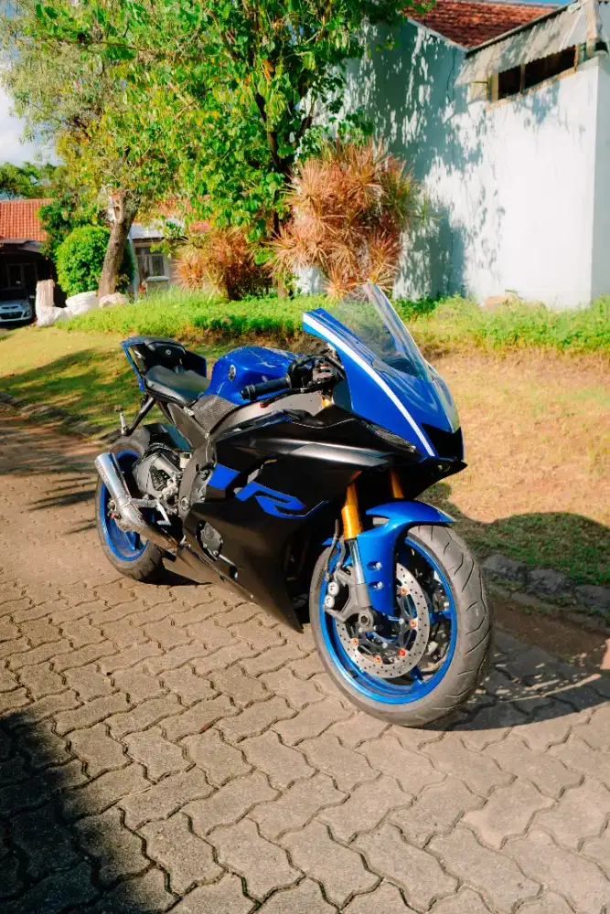 Yamaha R6 2022, blue race, mesin dan kelistrikan joss, siap gas lgsg