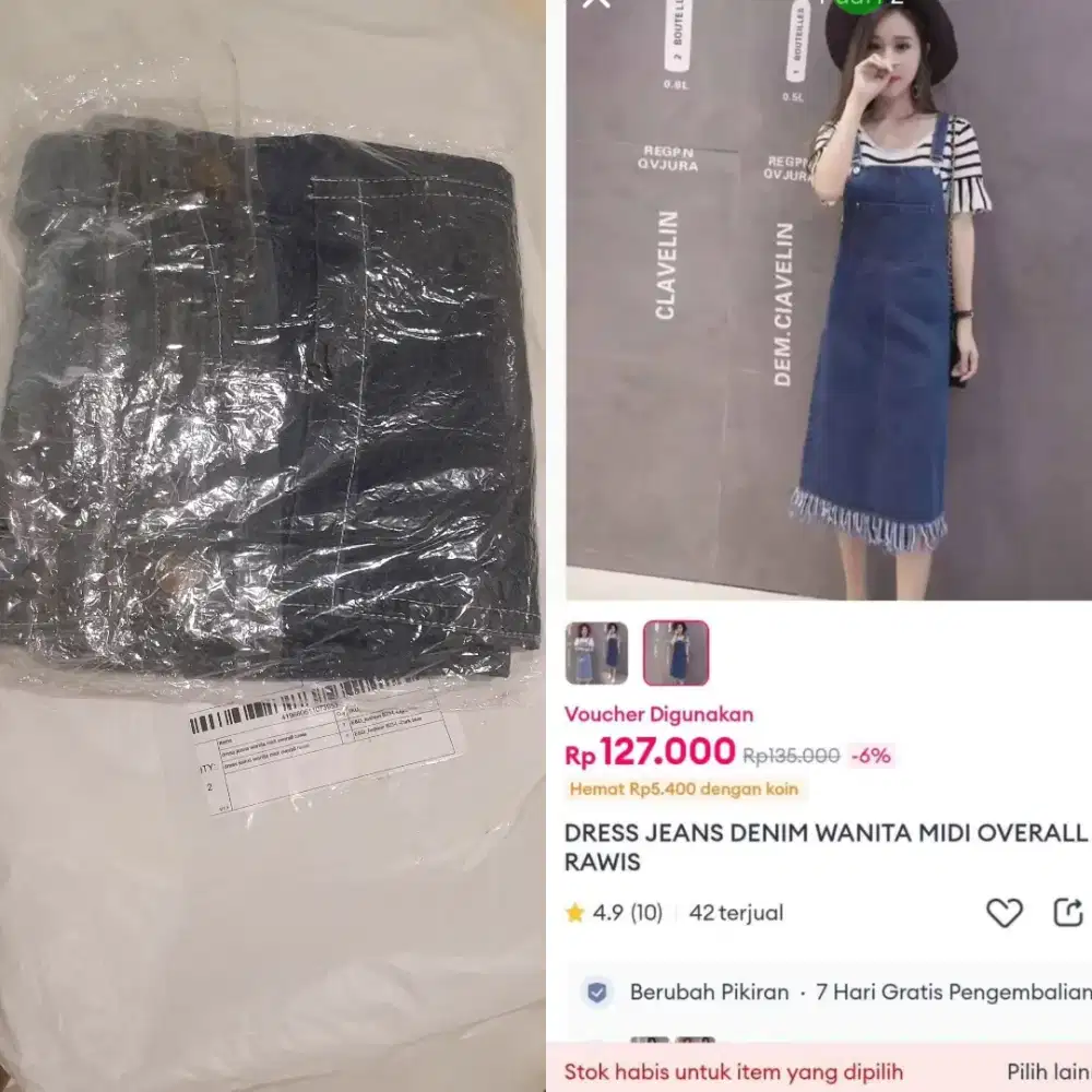 Dress rawis ala korea