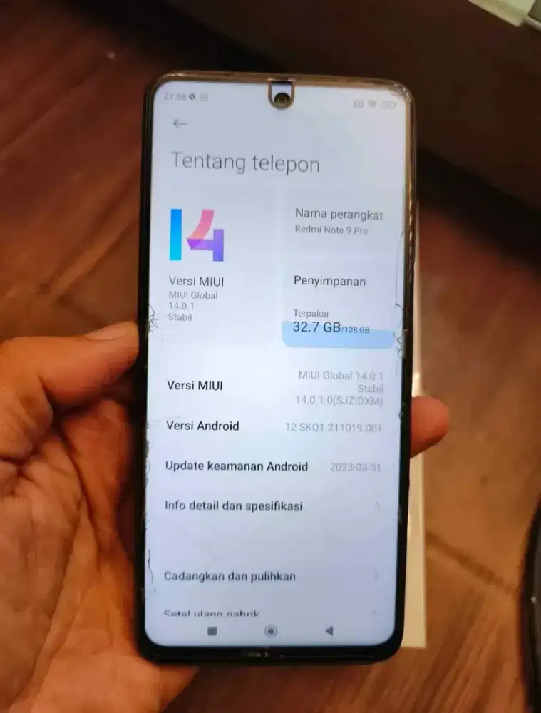 Redmi note 9 pro 8/128