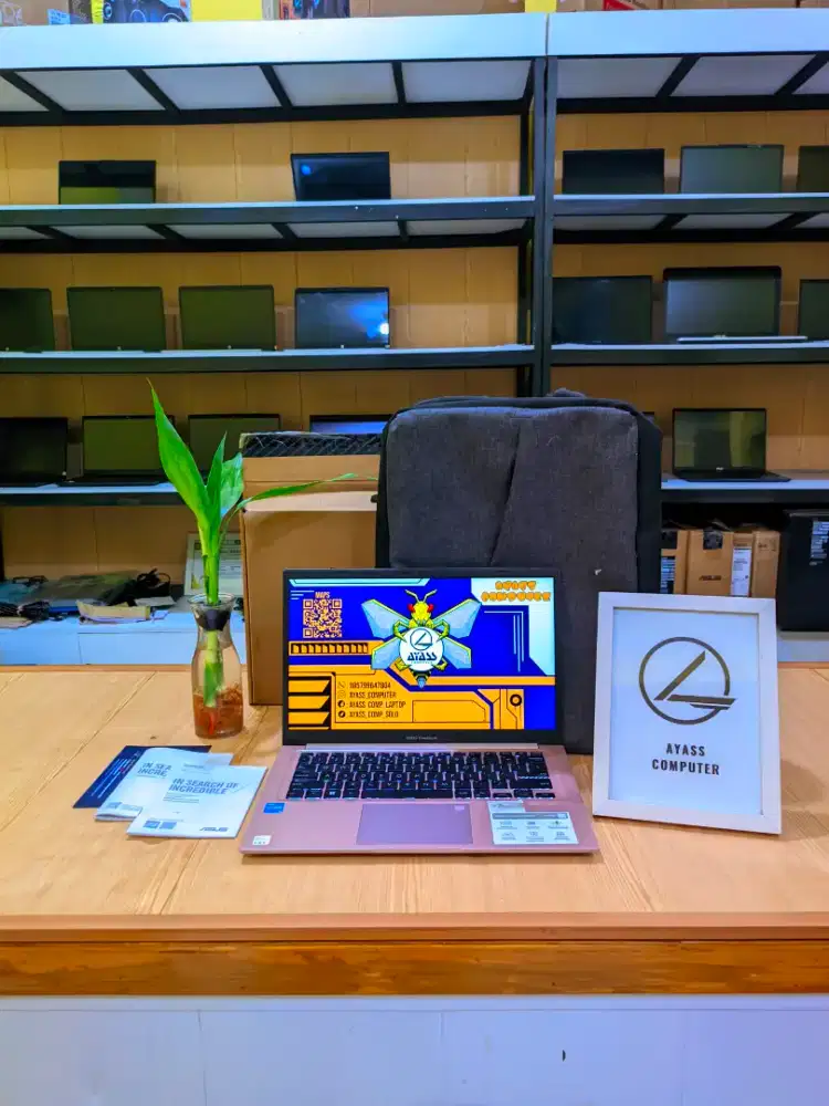 Asus vivobook warna pink i3 12TH GEN 8GB/512GB garansi on fullset
