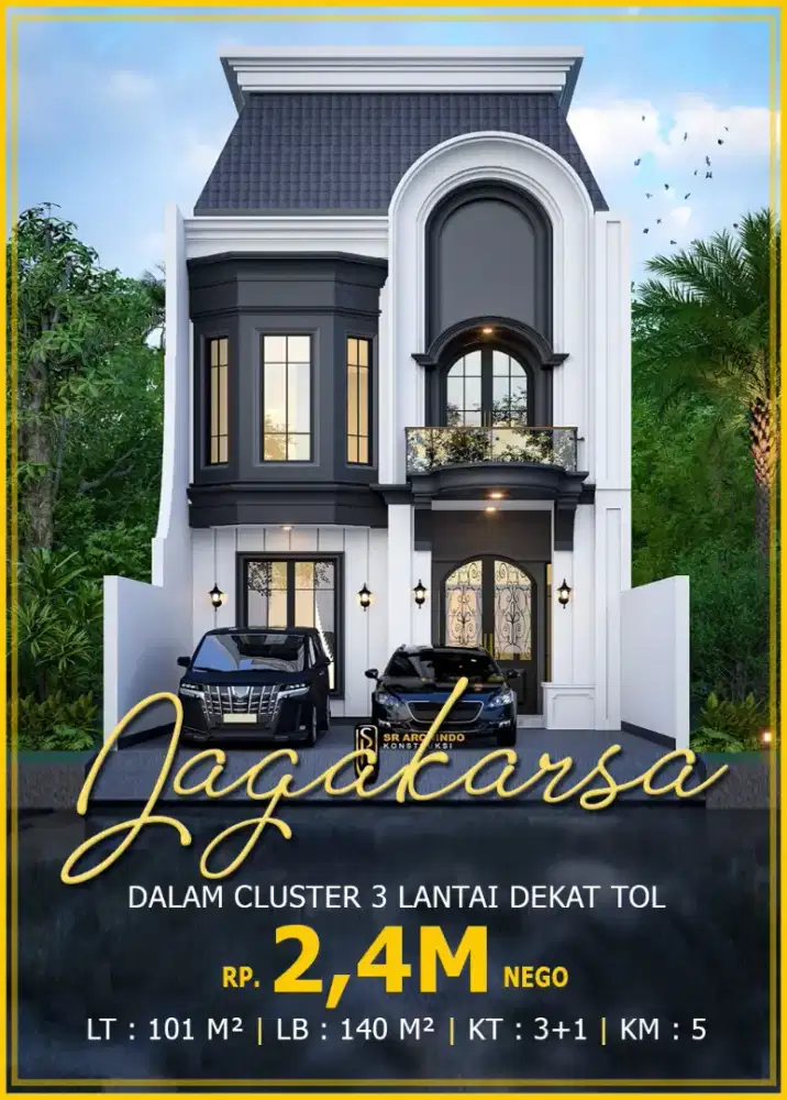 For Sale Classic Modern di Mini Cluster Jagakarsa Jakarta Selatan
