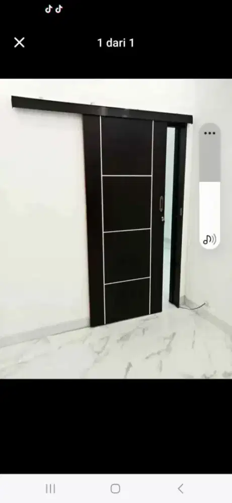 Jual kusen pintu satu dan pintu dua dari bahan aluminium dan kayu