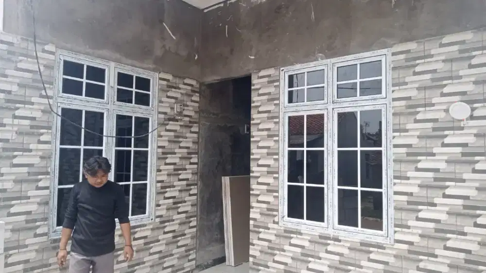 Jual kusen pintu satu dan pintu dua dari bahan aluminium dan kayu