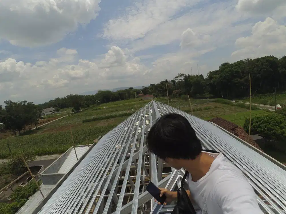 Bongkar Renovasi Atap Dgn Baja Ringan BIMA TRUSS Paling MURAH