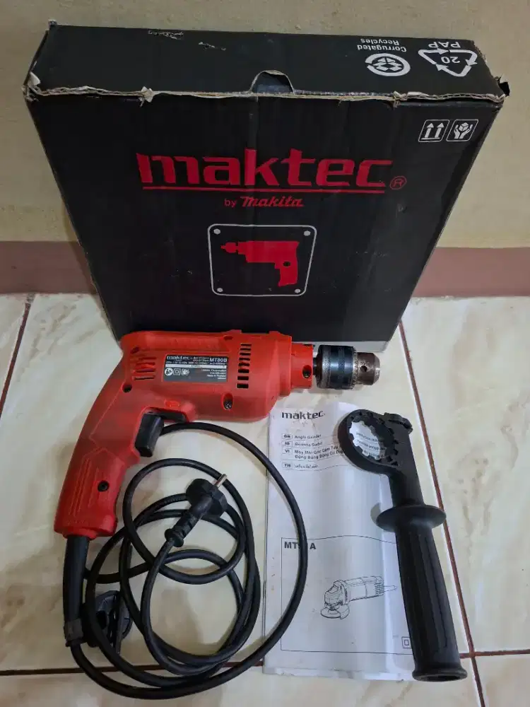 (Istimewa) Bor listrik Maktec by Makita MT80B jual krn jrg pake