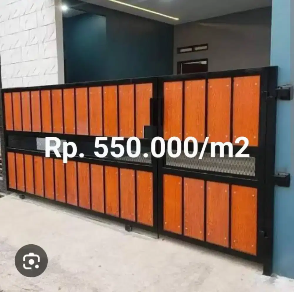 Pagar rumah minimalis modern terbaru