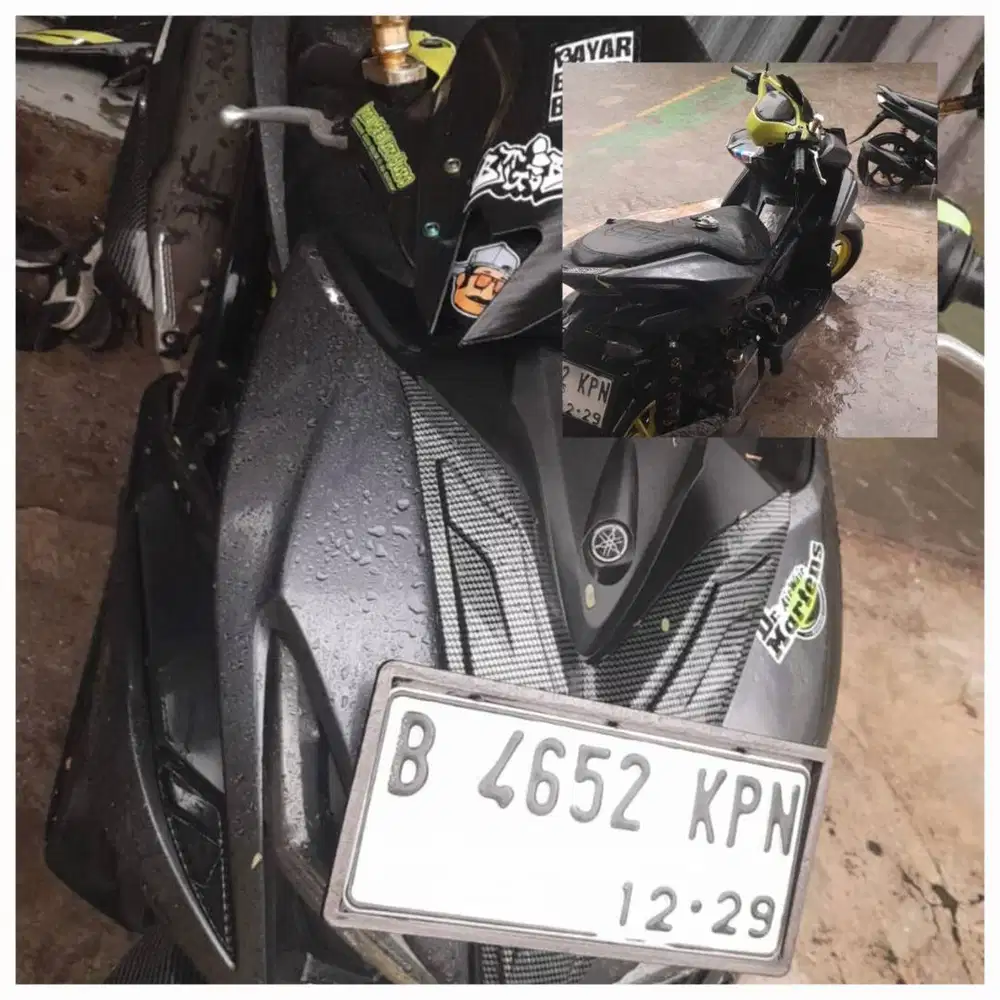 Aerox murah 2019 warna abu-abu