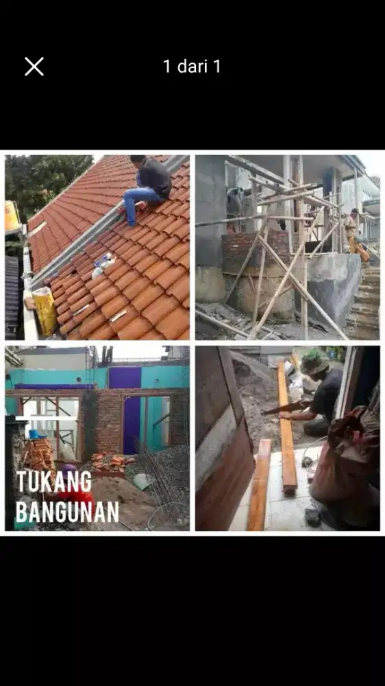 Tukang bangunan panggilan, tukang bangunan perbaikan renovasi rumah.