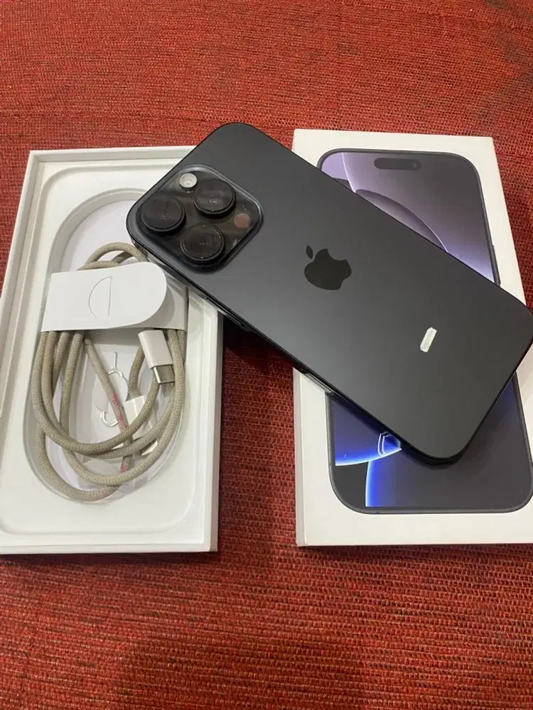 iphone 16 pro 256 black second ibox like new