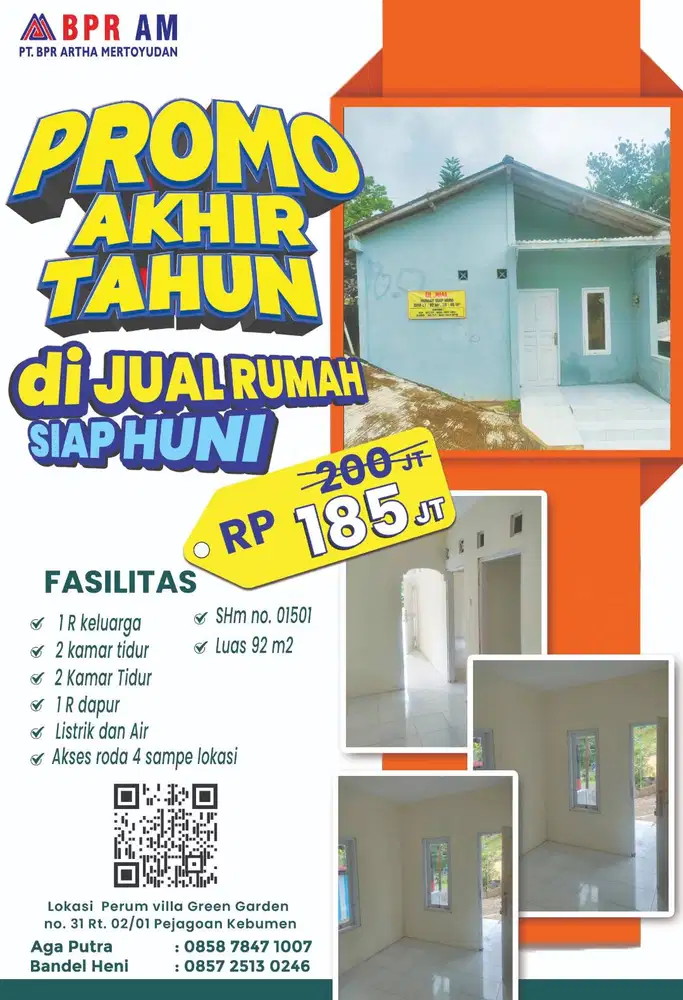 DIJUAL RUMAH SIAP HUNI