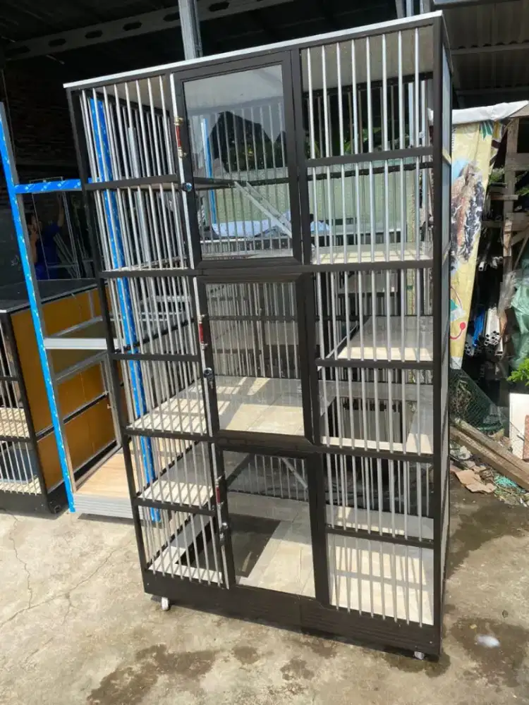 Cod kandang kucing alumunium