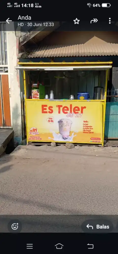 Jual BU Booth Kontainer, Gerobak alumunium untuk Coffeeshop & Kuliner!