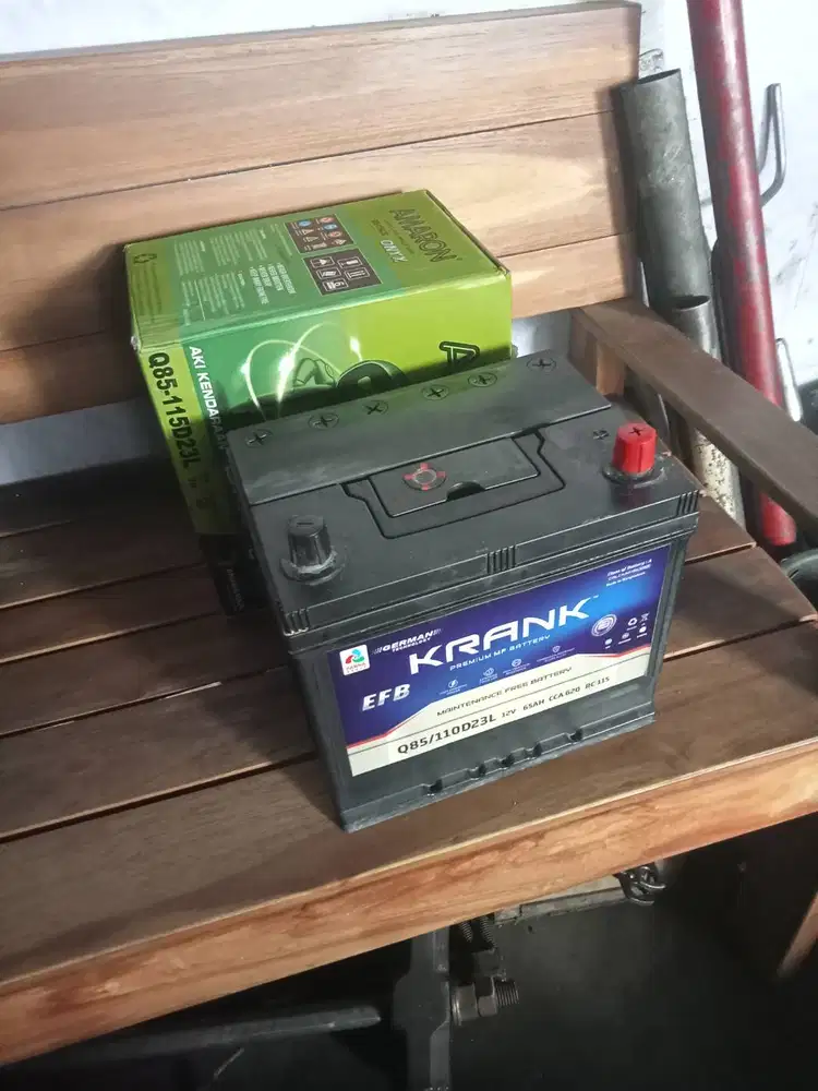 Dijual aki bekas 65amp kondisi baik