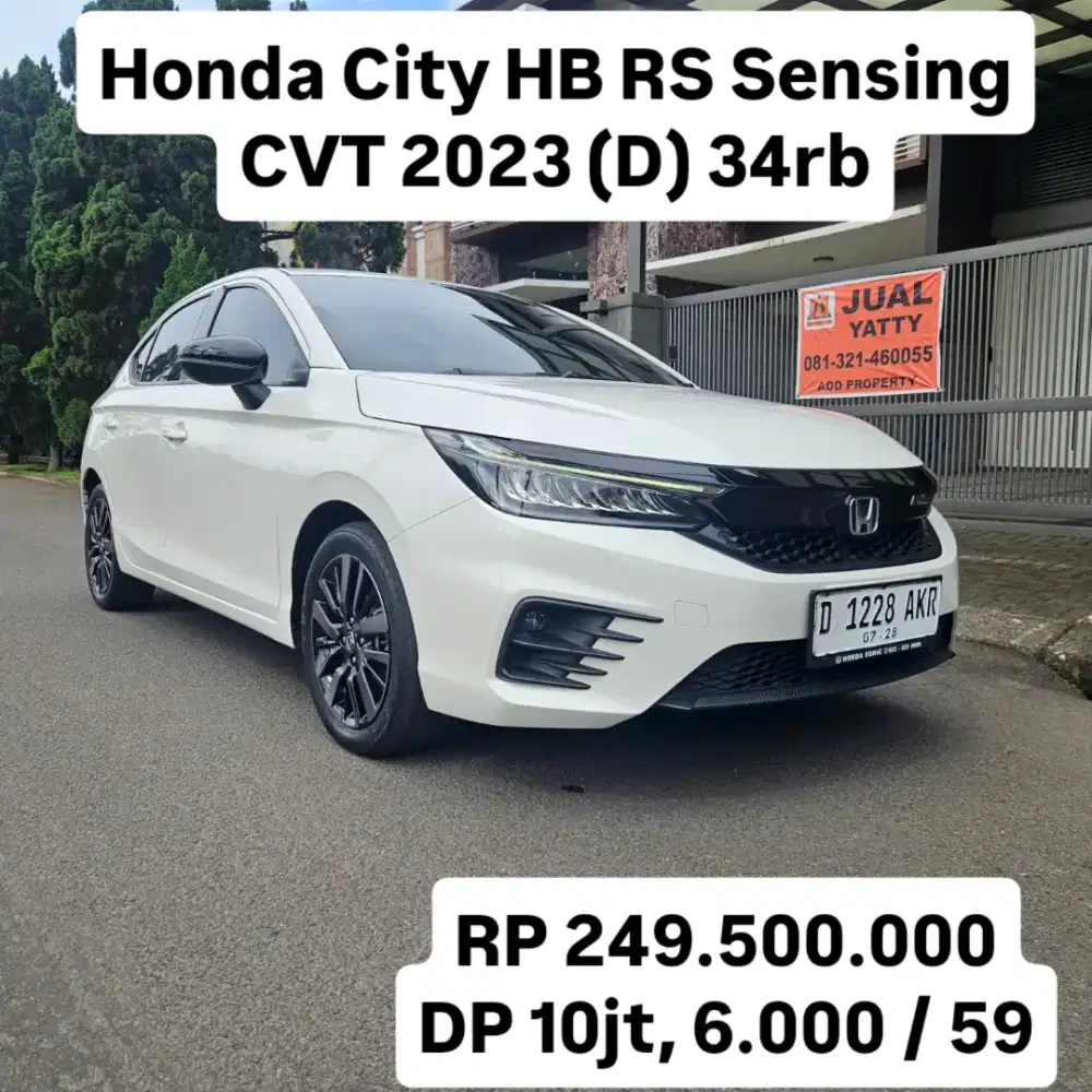 Antik KM 30rban.. Honda City HB RS Sensing CVT 2023 (D)
