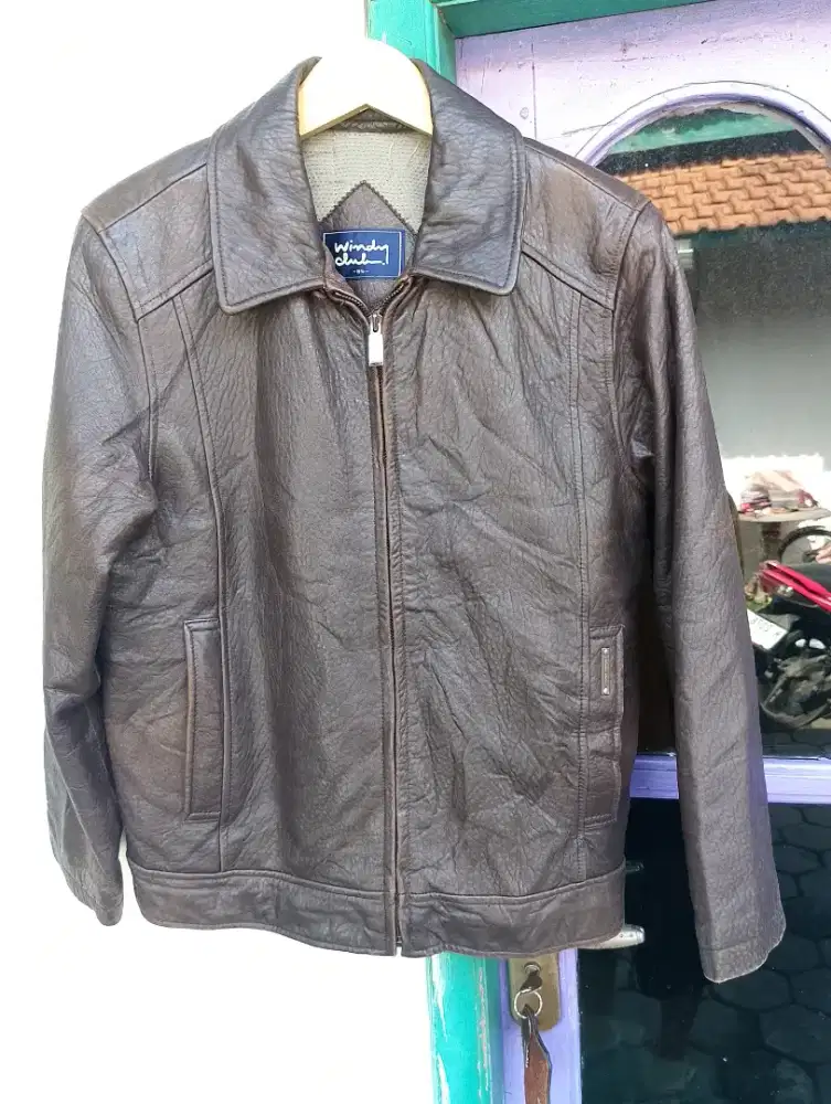 Jaket Kulit Domba Windy Club