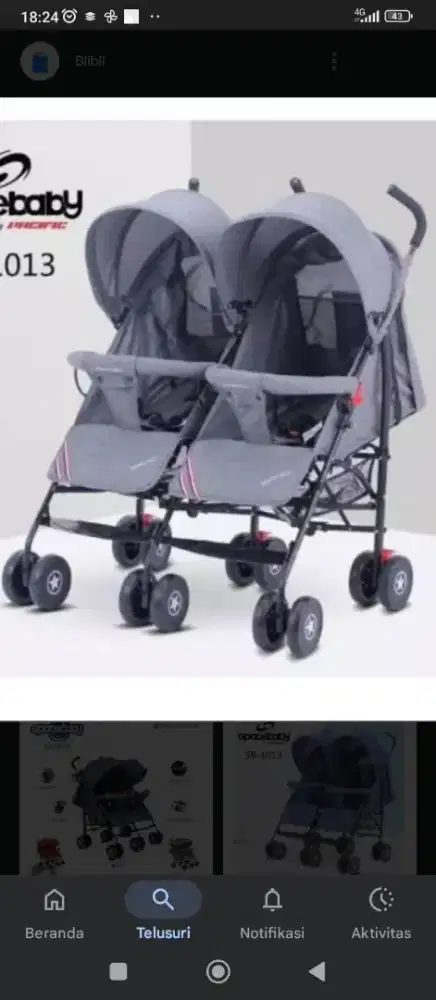 Jual stroller bekas