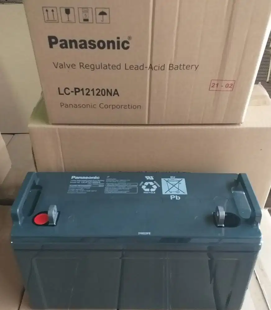 BATTERY AKI KERING PANASONIC 12V 120AH TYPE LC-P12120NA