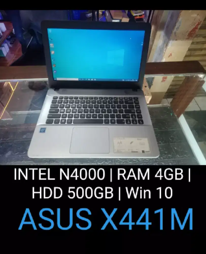 ASUS X441M N4000 RAM4GB MULUS NORMAL