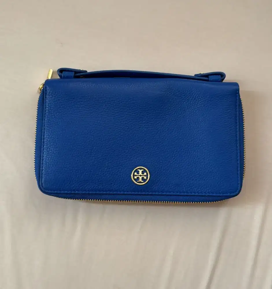 Wallet Tory Burch Blue Leather ORIGINAL USA