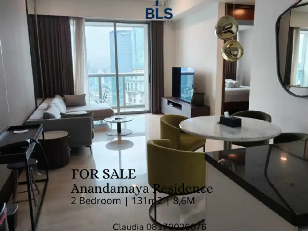 FOR SALE Apartement Anandamaya Residence 2BR