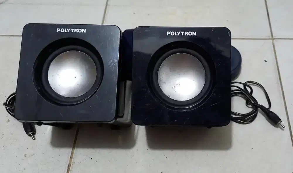 Sepasang Salon Polytron Speaker Woofer Pasif 3,5 inchi,murah,NET.