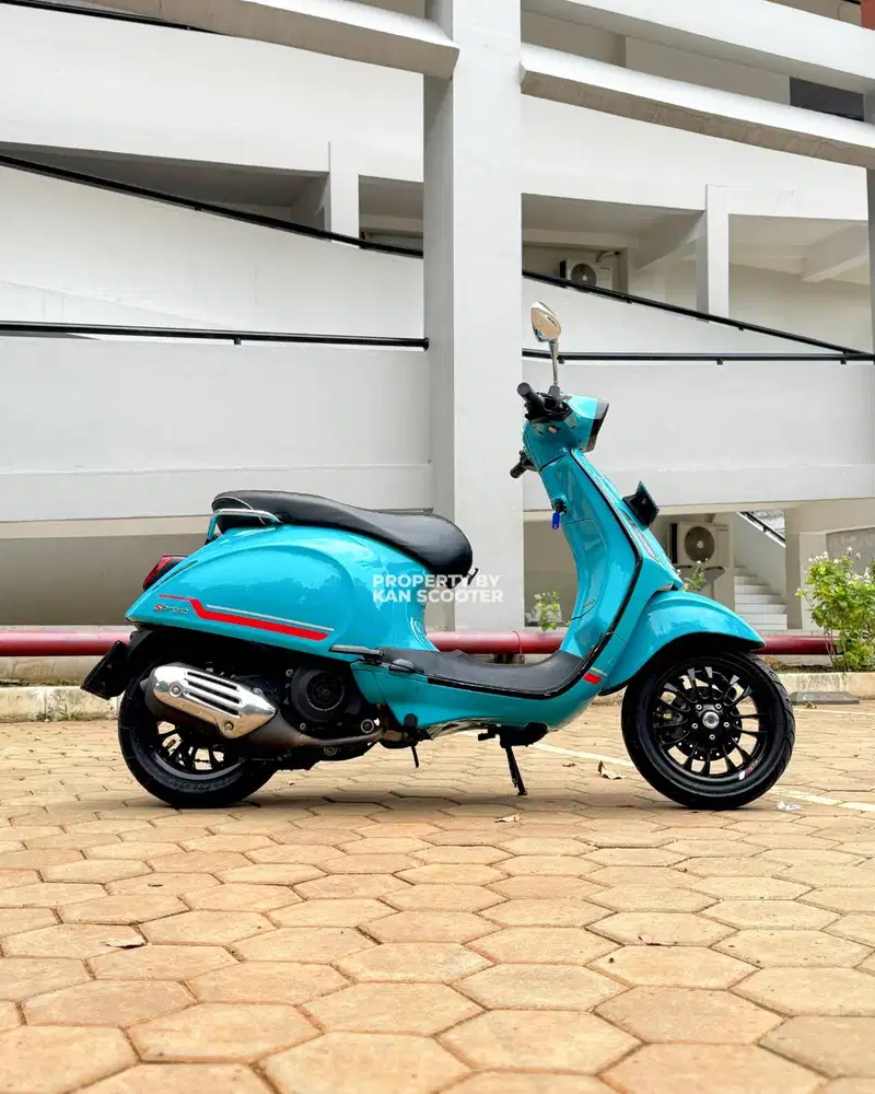 JUAL MURAH VESPA SPRINT S 150 iGET ABS FACELIFT 2022 MULUS