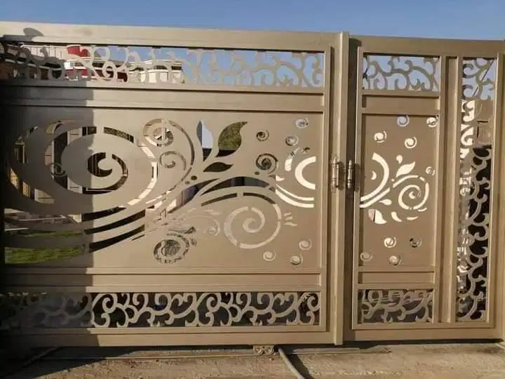 Pintu Plat Cutting Besi Laser Minimalis