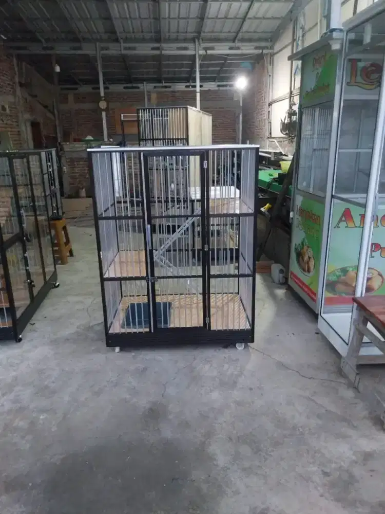 Jual kandang kucing pintu 2