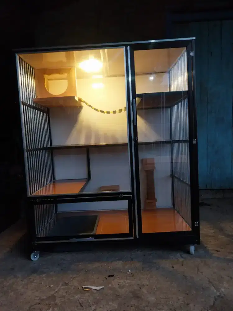 Cod kandang kucing aluminium