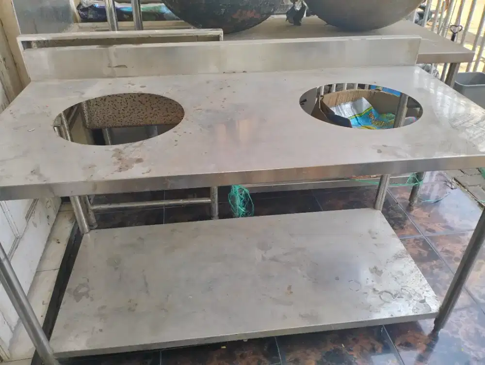 Meja Stainless utk kompor