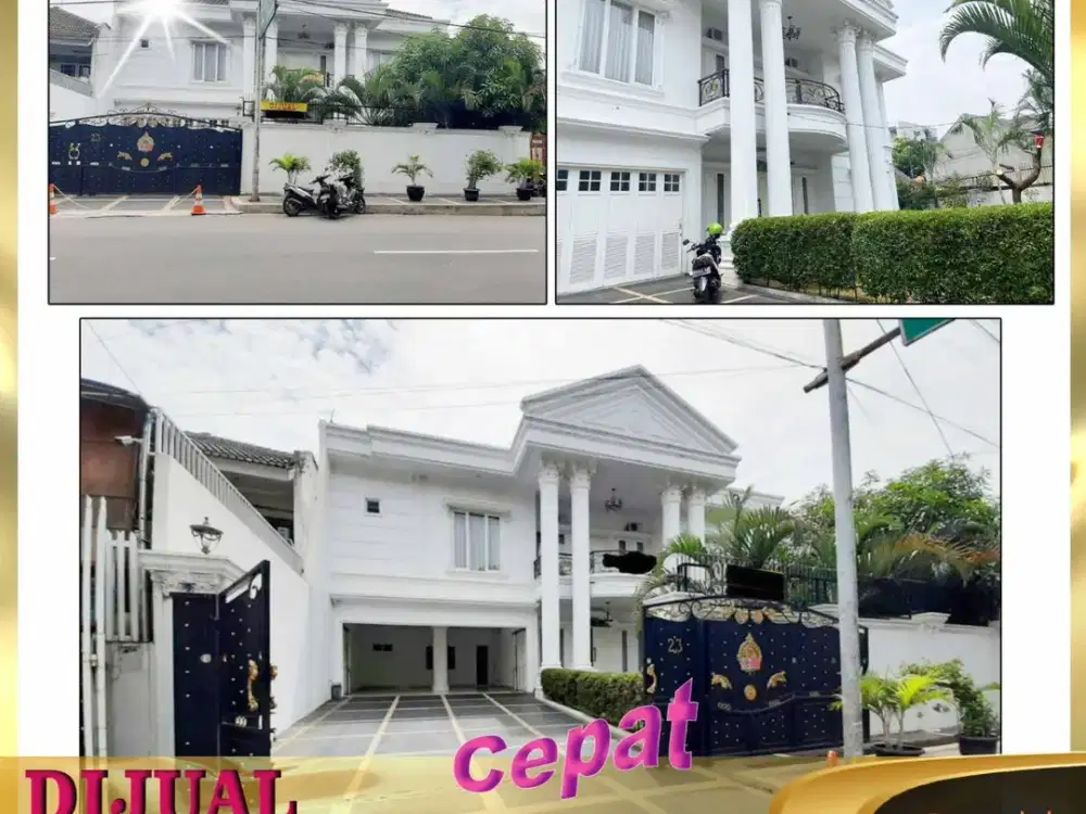 DIJUAL MURAH RUMAH MEWAH 2 LANTAI 16 X 42 METER DI TEBET TIMUR JAKARTA SELATAN
