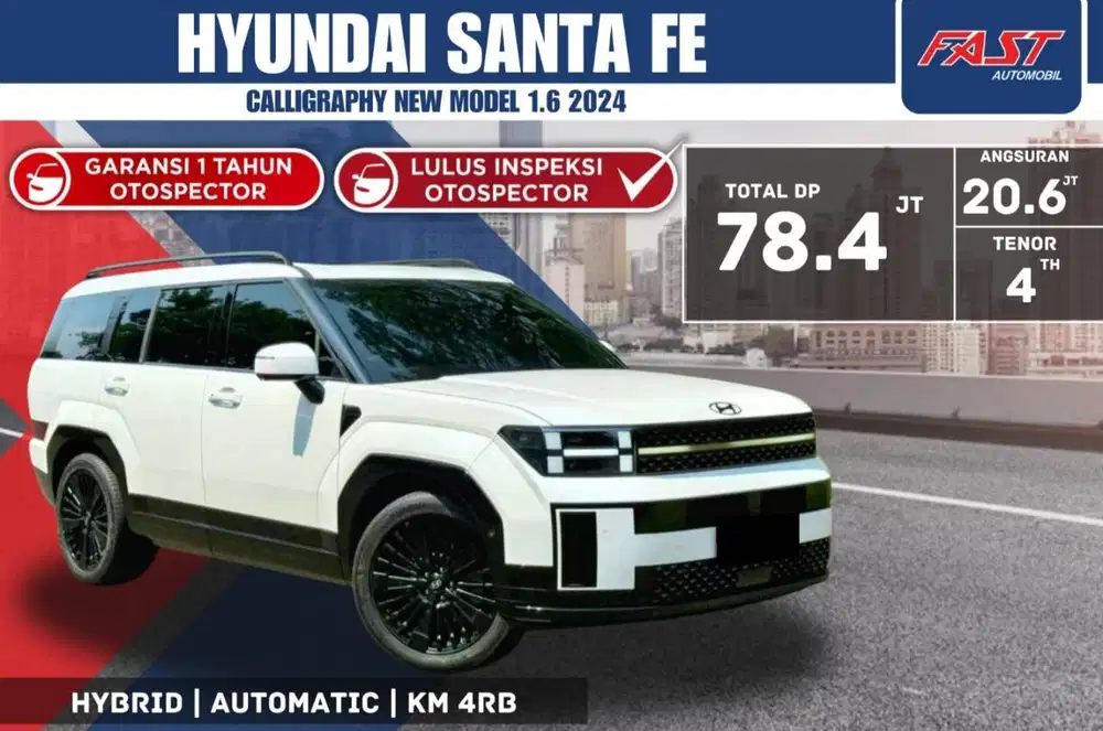 HYUNDAI SANTA FE NEW MODEL 1.6 HYBRID CALLIGRAPHY 2024 LOW KM.4RB#F2ST