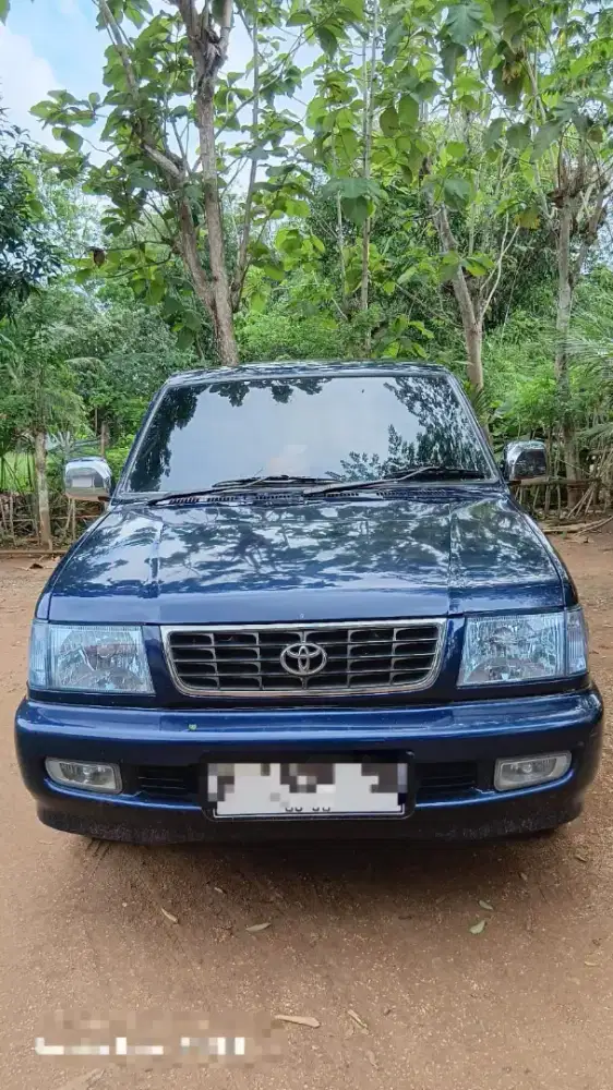 Pajak plat baru Kijang LGX bensin AT 1.8 biru 2000 surabaya