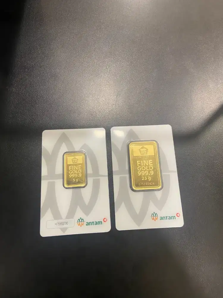 Emas antam 25 gram 2025 mulus