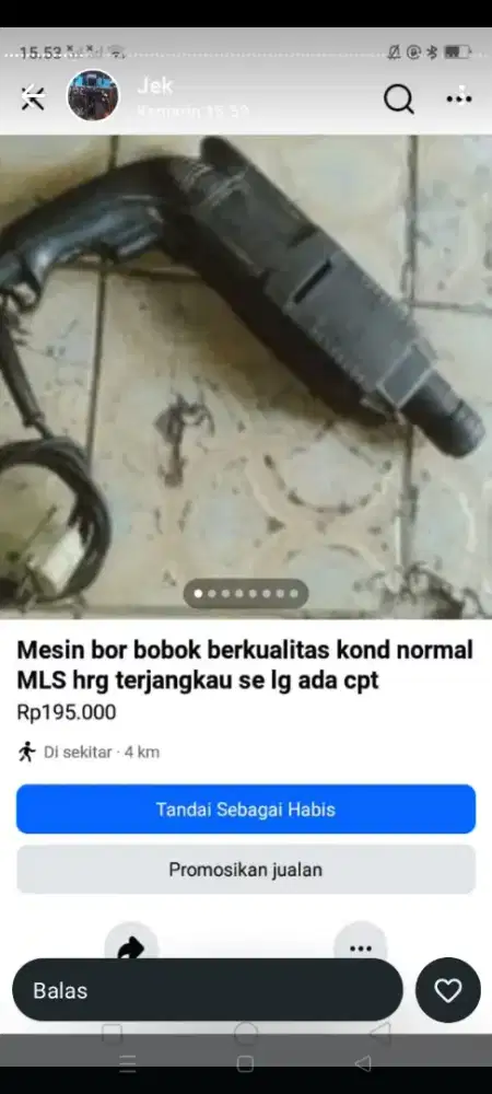 Mesin bor bobok