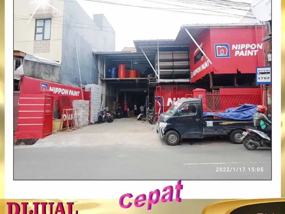 DIJUAL MURAH RUANG USAHA 2 LANTAI 415 METER JALAN PANJANG KEBON JERUK JAKARTA BARAT