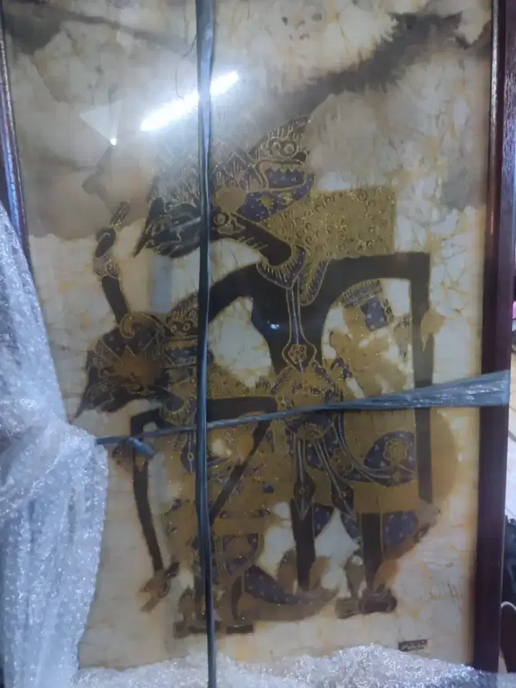 Jual lukisan wayang silahkan