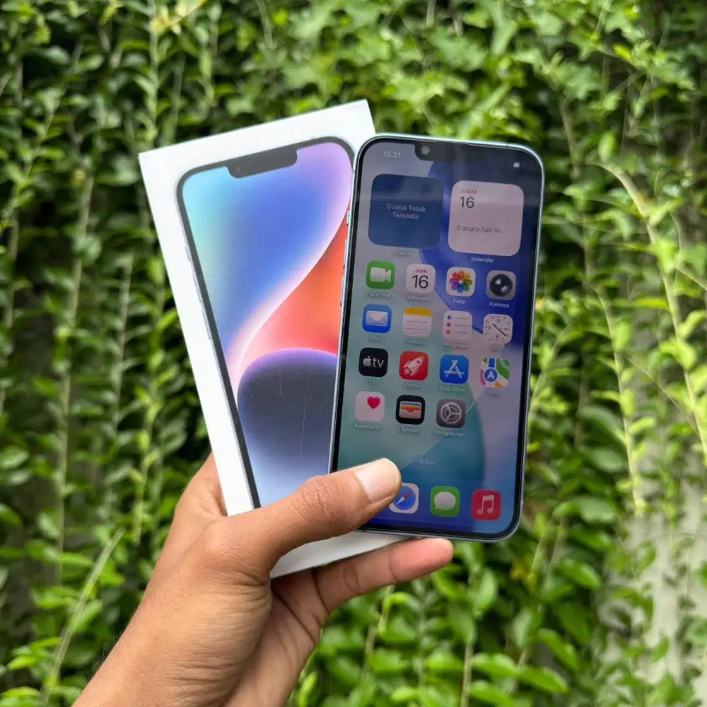 iPhone 14 128Gb iBox Lengkap Mulus