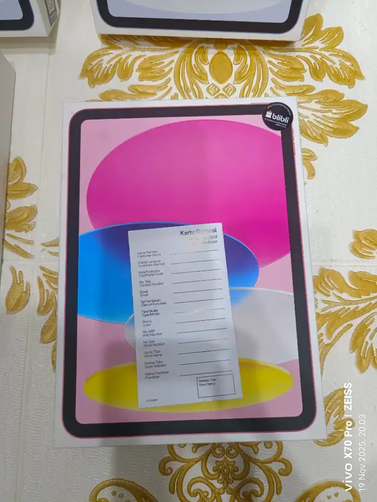 Apple ipad 11th Gen 11-inch A16 Chip 256gb cellular Resmi iBox