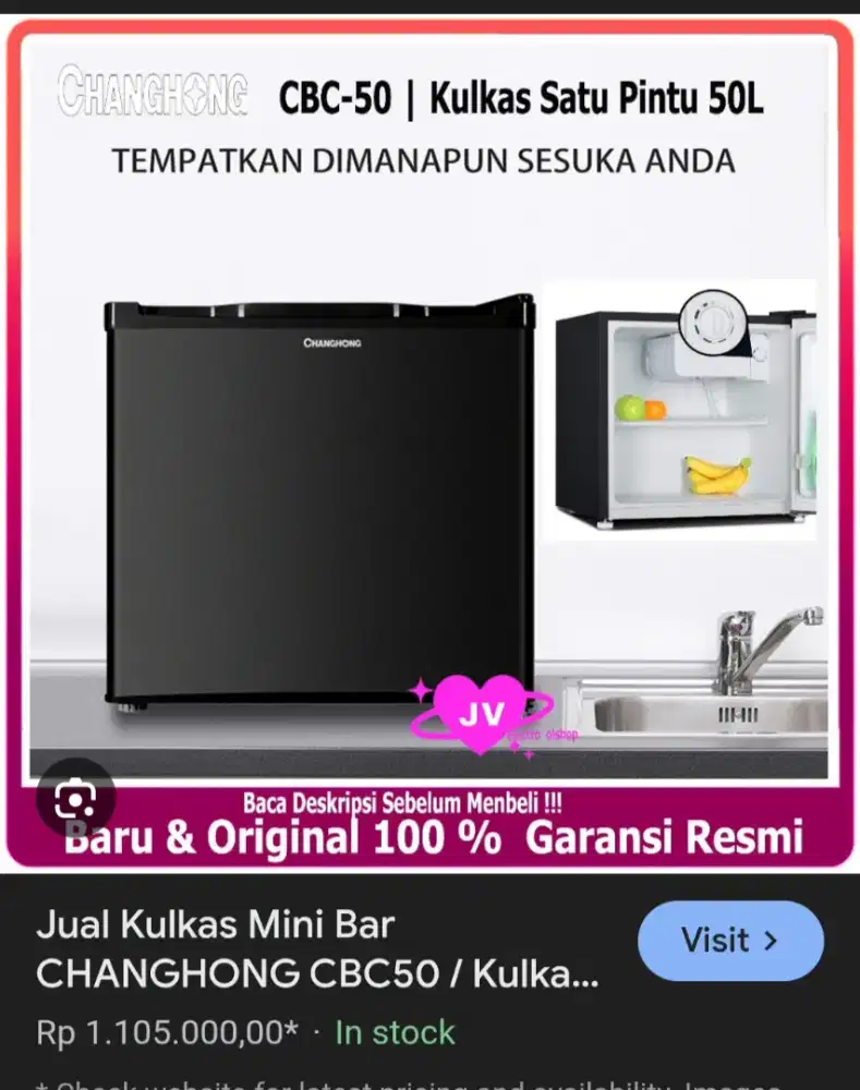 Kulkas Portable  ChangHong Baru