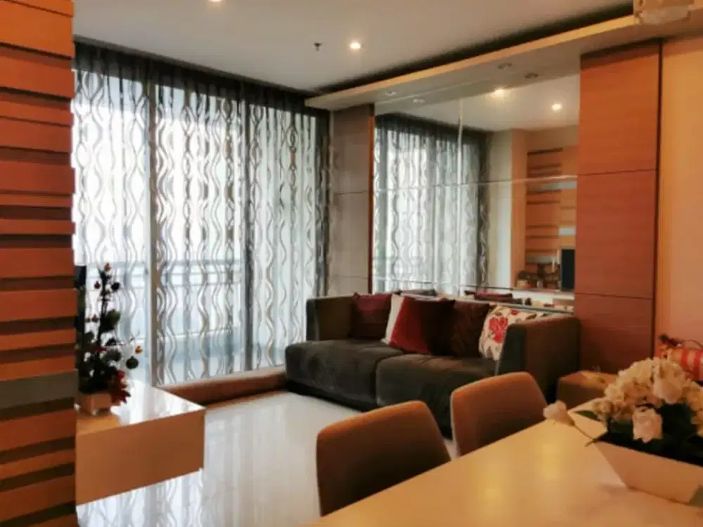 Dijual Apartemen Central Park Residence tipe 2 Bedroom (82 m²) dengan posisi lantai tinggi dan pemandangan kota Jakarta