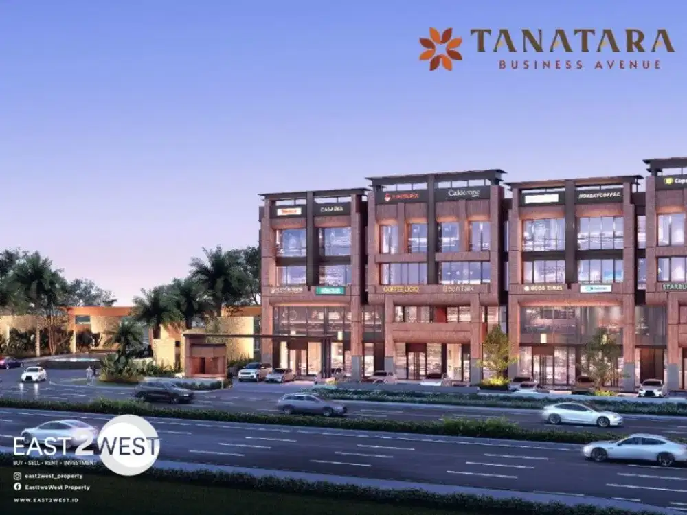 Jual Ruko New Launching Tanatara Business Avenue BSD City Tangerang Lokasi Premium Sangat Strategis