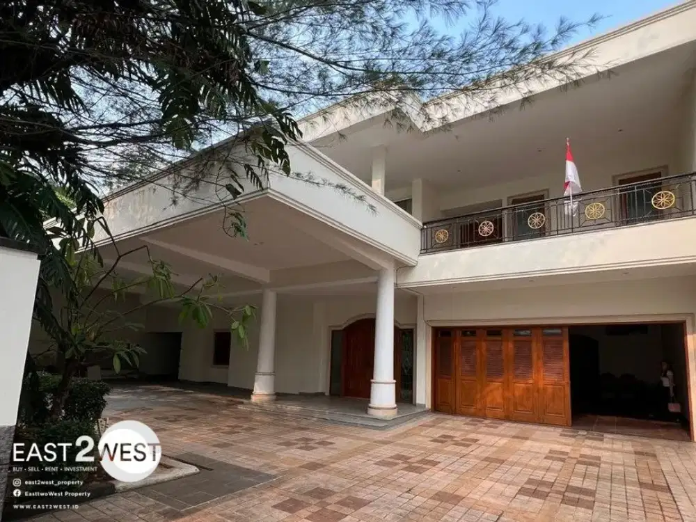 Sewa Rumah Permata Hijau 1 Kebayoran Lama Jakarta Selatan Bisa Untuk Kantor Luas Lokasi Strategis