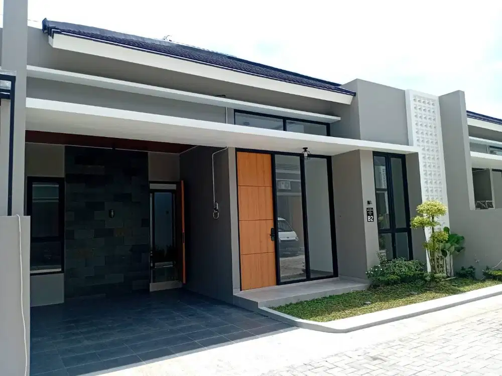 RUMAH ESTETIK SIAP HUNI DALAM CLUSTER DIUTARA PASAR CEBONGAN SLEMAN